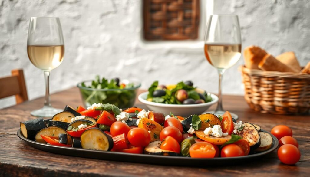 Mediterranean Vegetarian Dinner